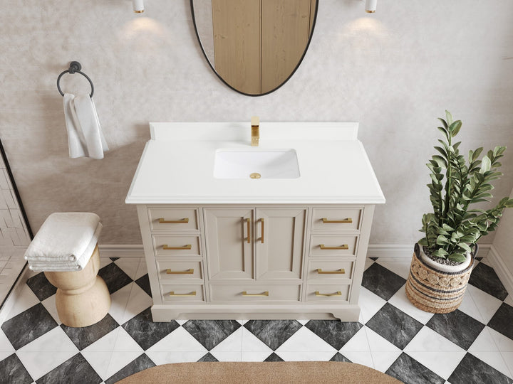 Charlotte 48 in. W x 22 in. D Single Sink Bathroom Vanity - photo 25
