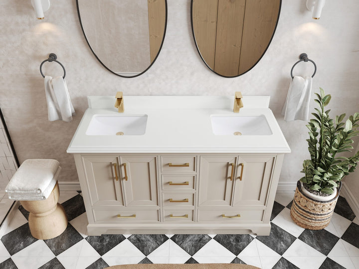 Charlotte 60 in. W x 22 in. D Double Sink Bathroom Vanity - photo 25