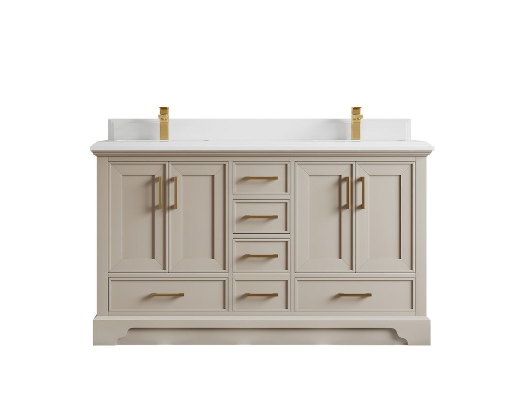 Charlotte 60 in. W x 22 in. D Double Sink Bathroom Vanity