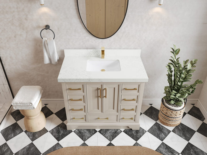 Charlotte 42 in. W x 22 in. D Single Sink Bathroom Vanity - photo 27