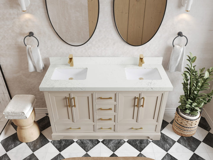Charlotte 60 in. W x 22 in. D Double Sink Bathroom Vanity - photo 27