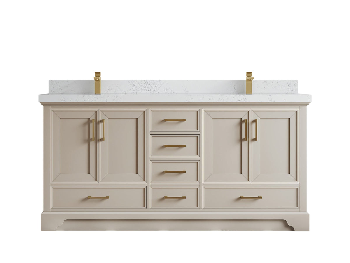 Charlotte 72 in. W x 22 in. D Double Sink Bathroom Vanity