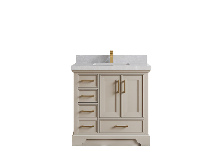Charlotte 36" W x 22" D Center Sink Vanity for Elegant Bathroom Spaces - photo 30
