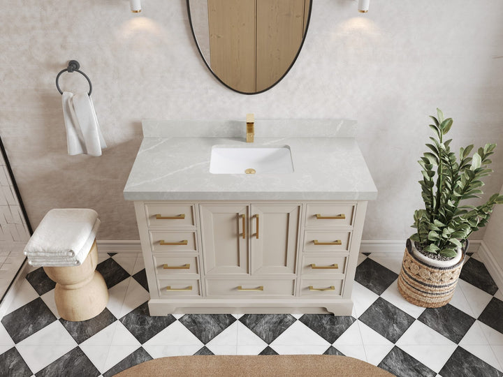 Charlotte 48 in. W x 22 in. D Single Sink Bathroom Vanity - photo 31