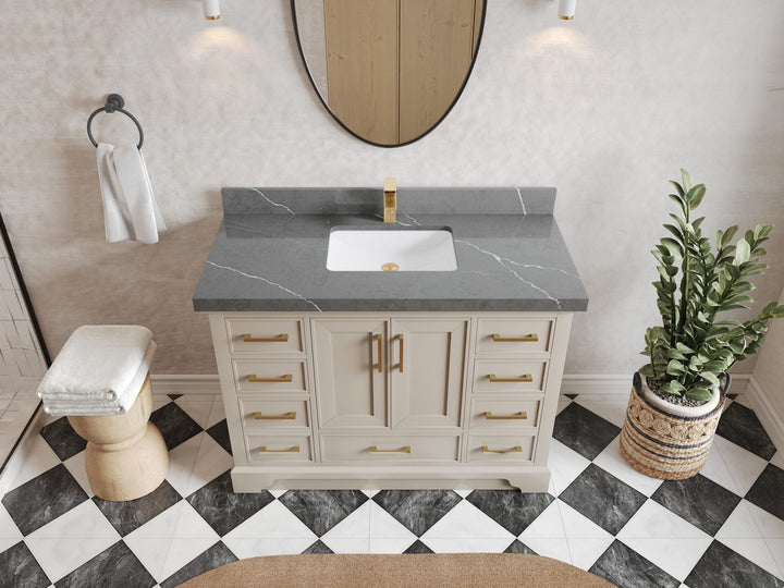 Charlotte 48 in. W x 22 in. D Single Sink Bathroom Vanity - photo 33