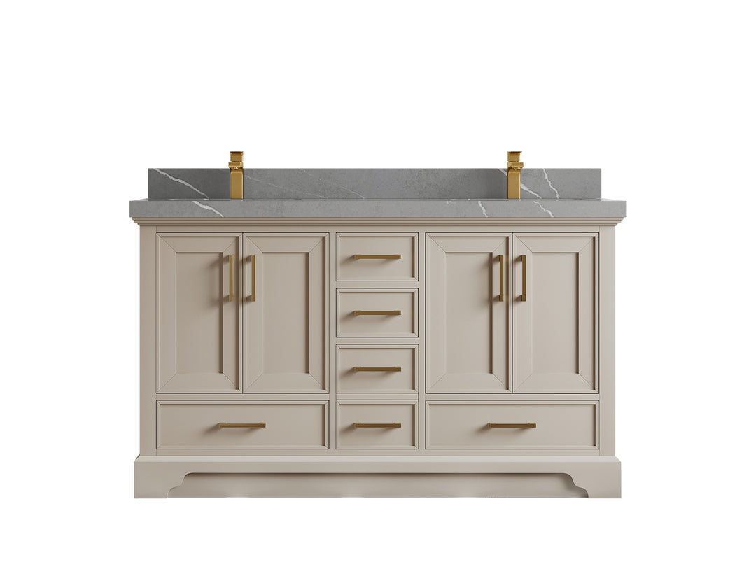 Charlotte 60 in. W x 22 in. D Double Sink Bathroom Vanity