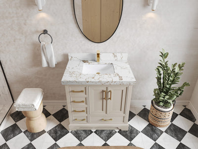 Charlotte 36 in. W x 22 in. D Center Sink Bathroom Vanity