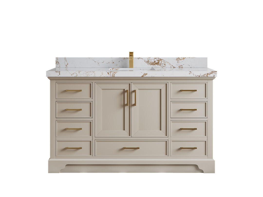 Charlotte 60 in. W x 22 in. D Single Sink Bathroom Vanity