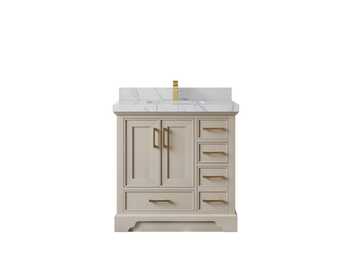 Charlotte 36 in. W x 22 in. D Center Sink Bathroom Vanity - photo 40