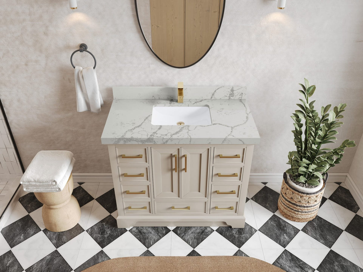 Charlotte 42 in. W x 22 in. D Single Sink Bathroom Vanity