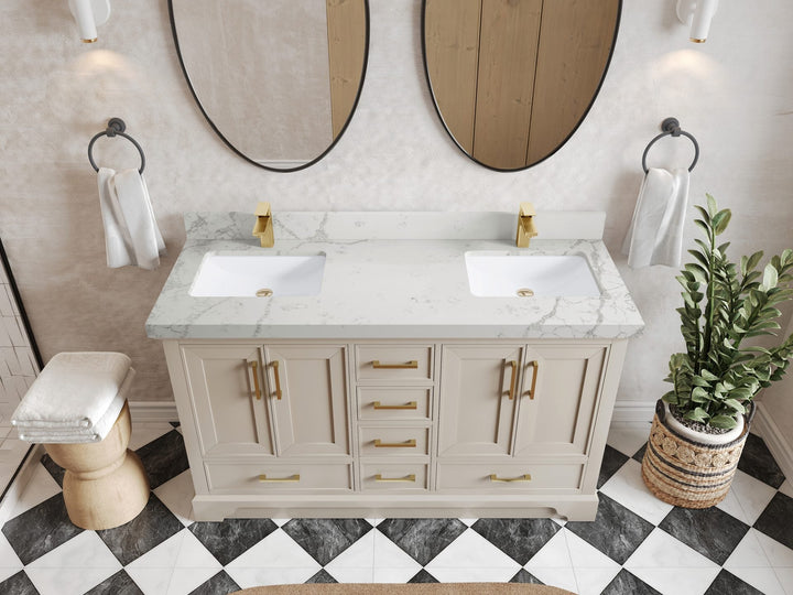 Charlotte 60 in. W x 22 in. D Double Sink Bathroom Vanity - photo 39