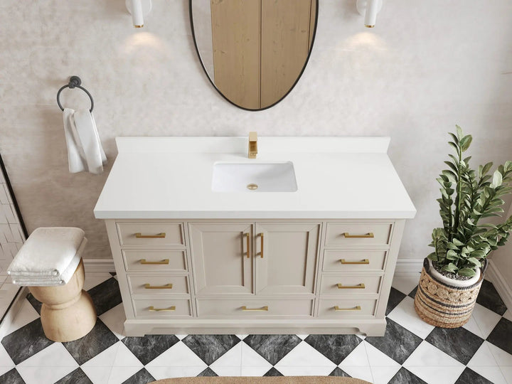 Charlotte 60 in. W x 22 in. D Single Sink Bathroom Vanity - photo 41