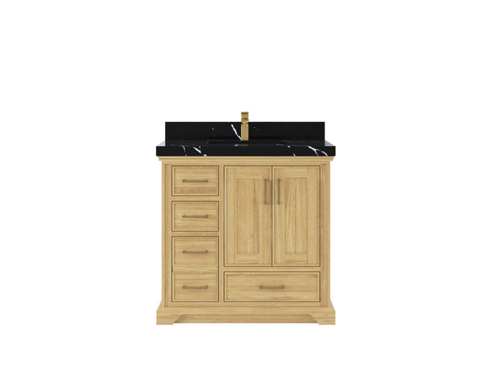 Charlotte Teak Wood 36" W x 22" D Center Sink Vanity for Timeless Bathrooms - photo 7