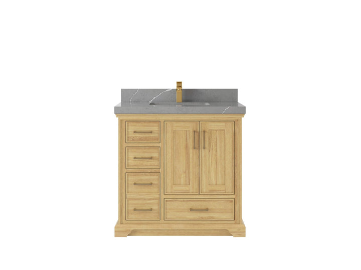 Charlotte Teak Wood 36" W x 22" D Center Sink Vanity for Timeless Bathrooms - photo 19