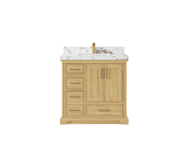 Charlotte Teak Wood 36" W x 22" D Center Sink Vanity for Timeless Bathrooms - photo 20