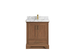 Charlotte 30 in. W x 22 in. D Single Sink Bathroom Teak Wood Vanity - photo 12