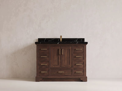 Charlotte 48 in. W x 22 in. D Single Sink Bathroom Teak Wood Vanity
