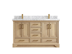 Charlotte White Oak 60 in. W x 22 in. D Double Sink Bathroom Vanity - photo 25