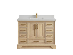 Charlotte White Oak 48 in. W x 22 in. D Single Sink Bathroom Vanity - photo 29