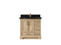 Charlotte White Oak 36 in. W x 22 in. D Center Sink Bathroom Vanity - photo 7