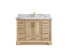 Charlotte White Oak 48 in. W x 22 in. D Single Sink Bathroom Vanity - photo 17