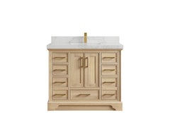 Charlotte White Oak 42 in. W x 22 in. D Single Sink Bathroom Vanity - photo 21