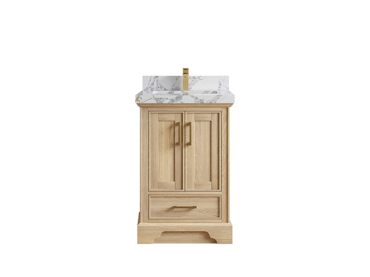 Charlotte White Oak 24 in. W x 22 in. D Single Sink Bathroom Vanity - photo 21