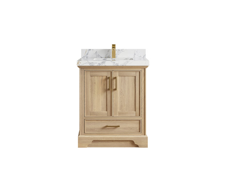 Charlotte White Oak 30 in. W x 22 in. D Single Sink Bathroom Vanity - photo 8