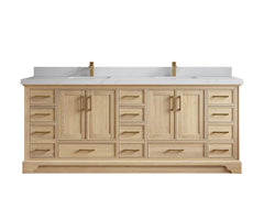 Charlotte White Oak 84 in. W x 22 in. D Double Sink Bathroom Vanity - photo 25