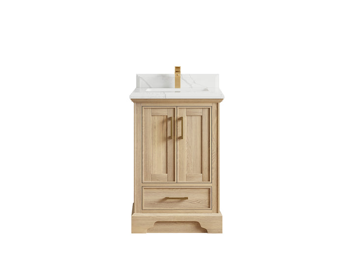 Charlotte White Oak 24 in. W x 22 in. D Single Sink Bathroom Vanity - photo 12
