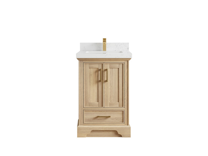 Charlotte White Oak 24 in. W x 22 in. D Single Sink Bathroom Vanity - photo 23
