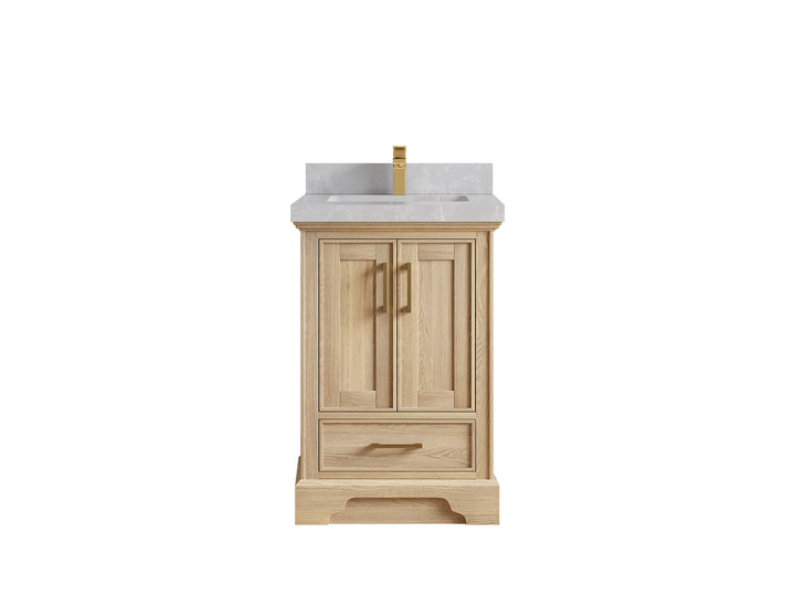 Charlotte White Oak 24 in. W x 22 in. D Single Sink Bathroom Vanity - photo 24