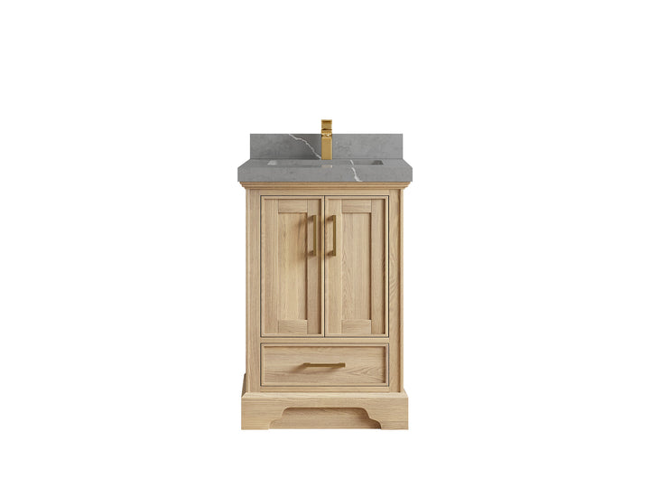 Charlotte White Oak 24 in. W x 22 in. D Single Sink Bathroom Vanity - photo 25