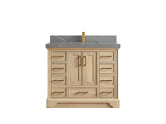 Charlotte White Oak 42 in. W x 22 in. D Single Sink Bathroom Vanity - photo 39