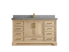 Charlotte White Oak 60 in. W x 22 in. D Single Sink Bathroom Vanity - photo 41