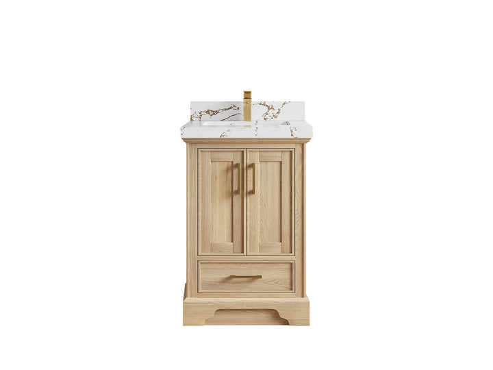 Charlotte White Oak 24 in. W x 22 in. D Single Sink Bathroom Vanity - photo 26