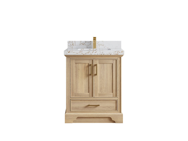 Charlotte White Oak 30 in. W x 22 in. D Single Sink Bathroom Vanity - photo 21