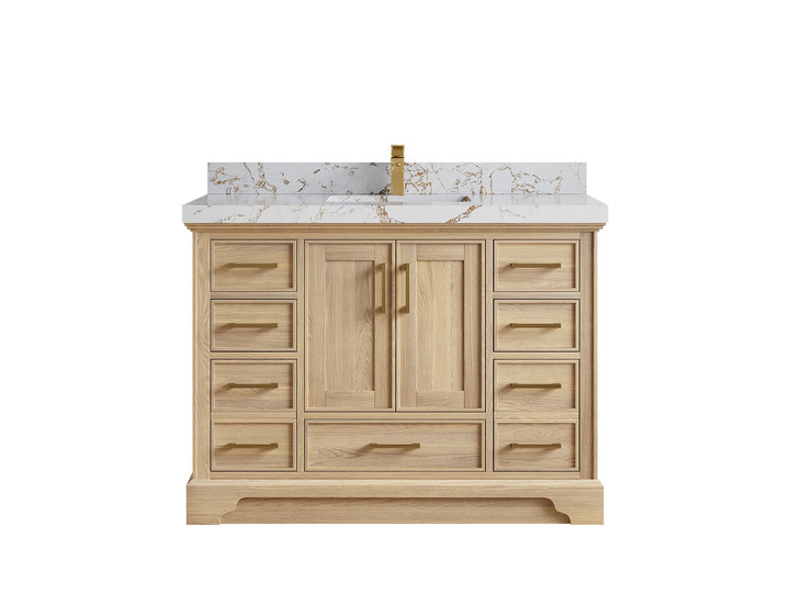 Charlotte White Oak 48 in. W x 22 in. D Single Sink Bathroom Vanity - photo 45