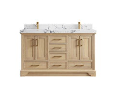 Charlotte White Oak 60 in. W x 22 in. D Double Sink Bathroom Vanity - photo 44