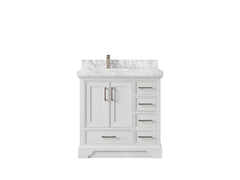 Charlotte 36 in. W x 22 in. D Left Offset Sink Bathroom Vanity - photo 19