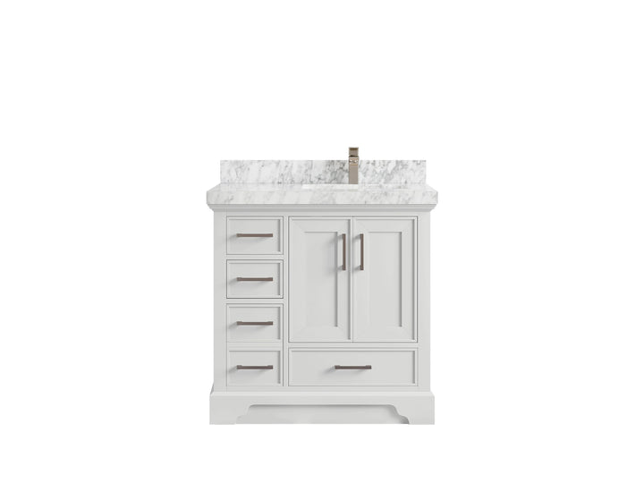 Charlotte 36 in. W x 22 in. D Right Offset Sink Bathroom Vanity - photo 19