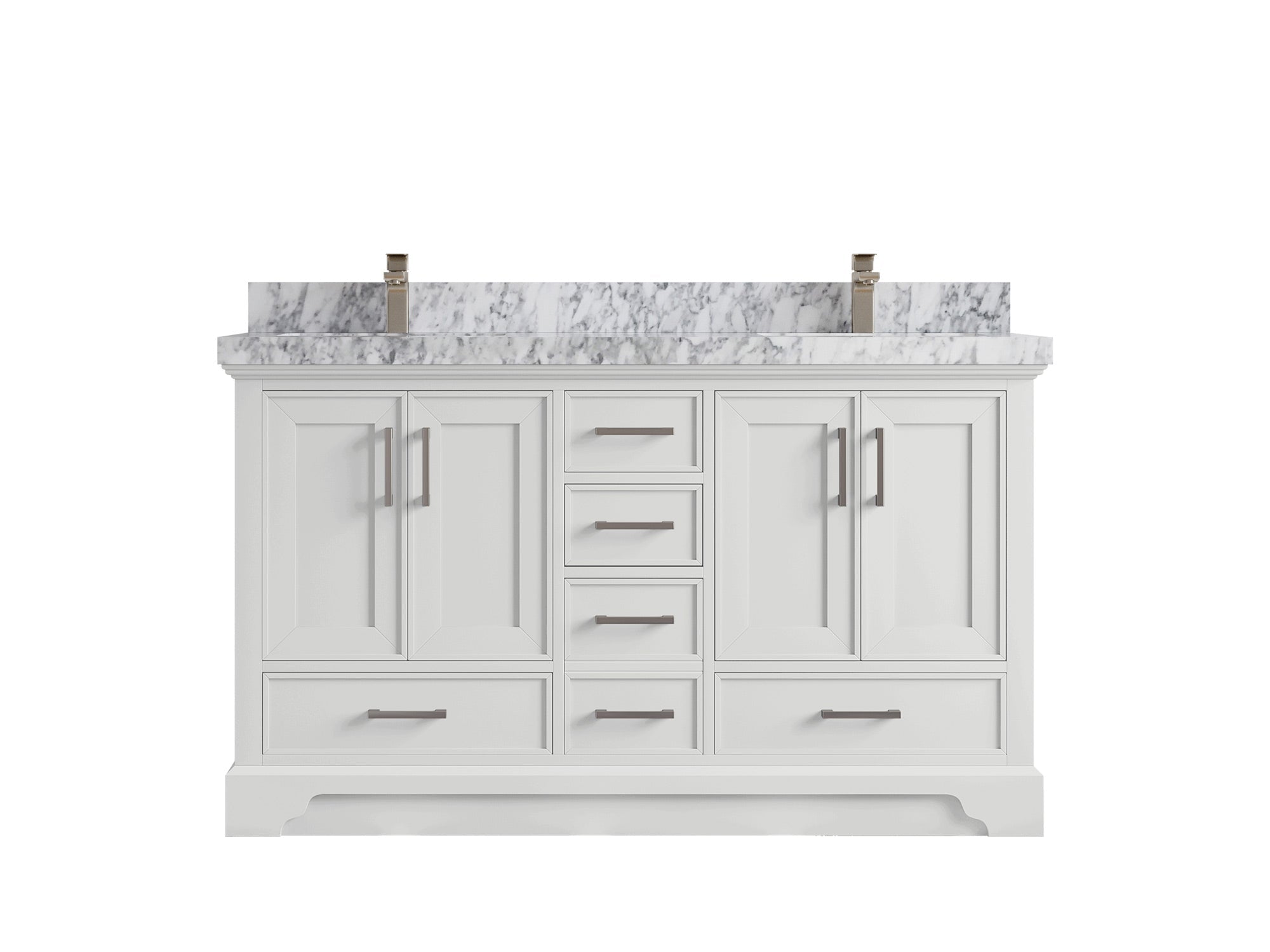 Charlotte 60 in. W x 22 in. D Double Sink Bathroom Vanity