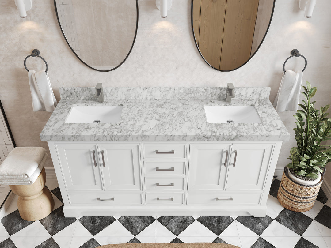 Charlotte 72 in. W x 22 in. D Double Sink Bathroom Vanity