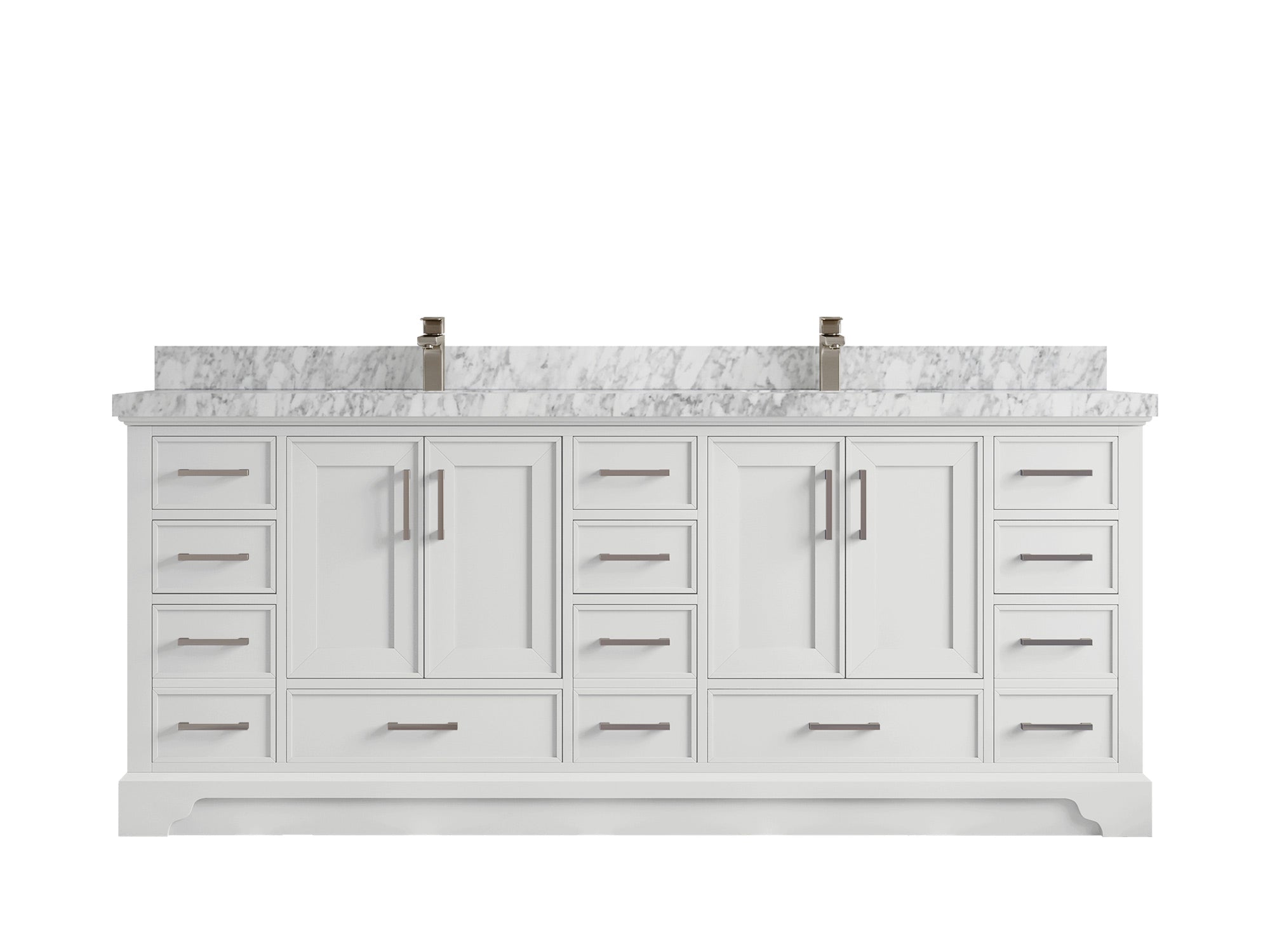 Charlotte 84 in. W x 22 in. D Double Sink Bathroom Vanity