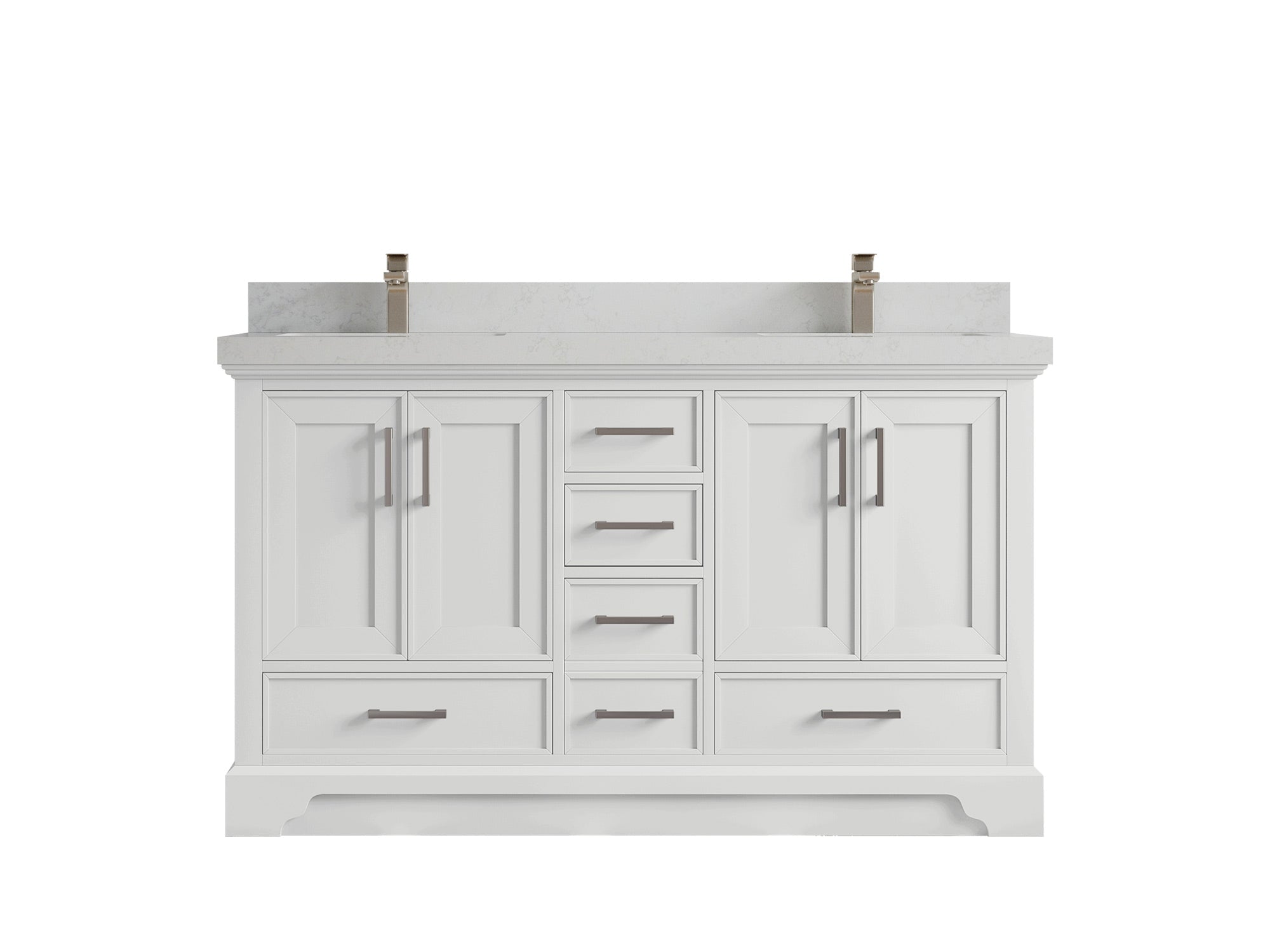 Charlotte 60 in. W x 22 in. D Double Sink Bathroom Vanity
