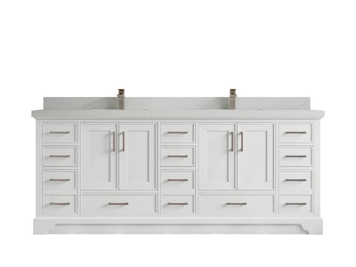 Charlotte 84 in. W x 22 in. D Double Sink Bathroom Vanity