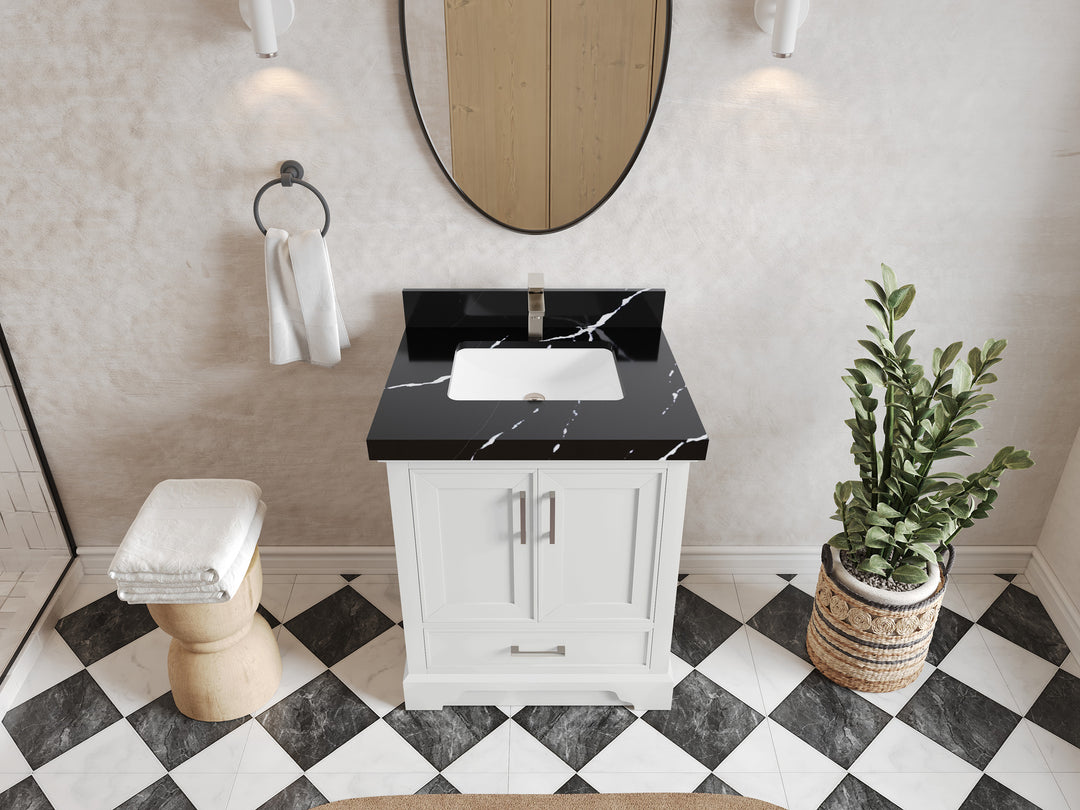 Charlotte 30 in. W x 22 in. D Single Sink Bathroom Vanity