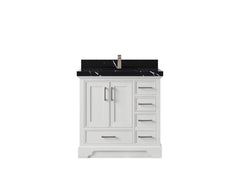 Charlotte 36 in. W x 22 in. D Center Sink Bathroom Vanity - photo 30