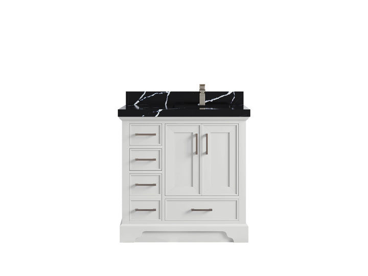 Charlotte 36 in. W x 22 in. D Right Offset Sink Bathroom Vanity - photo 31