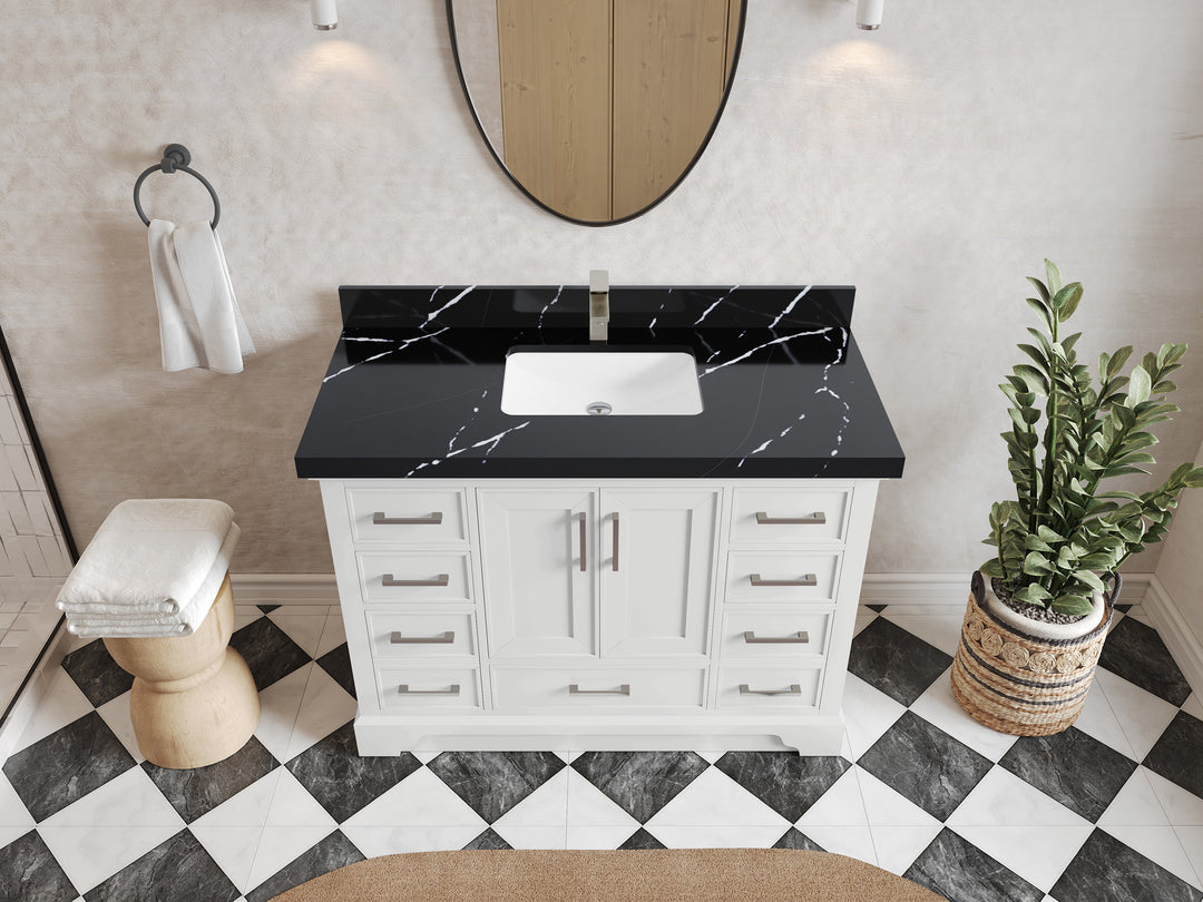 Charlotte 48 in. W x 22 in. D Single Sink Bathroom Vanity